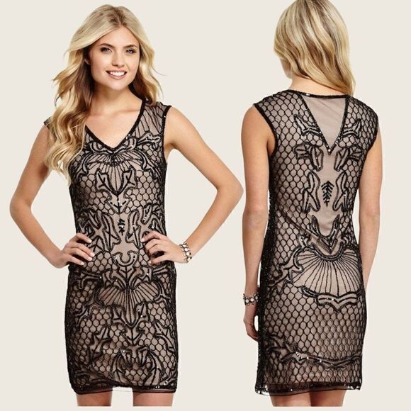 XS Black Collection Jolene 16551 Mini Dress - Picture 1 of 7